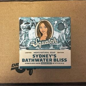 (LE 19/5000) Dr. Squatch “Sydney’s Bathwater Bliss” Soap Bar (*SHIPS SAME DAY*)